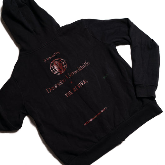 Upcycling Hoodie – Schwarz