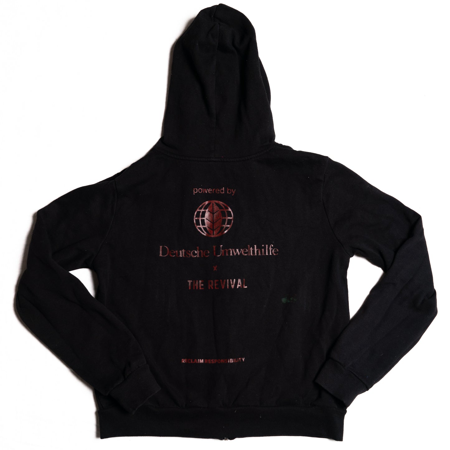 Upcycling Hoodie – Schwarz