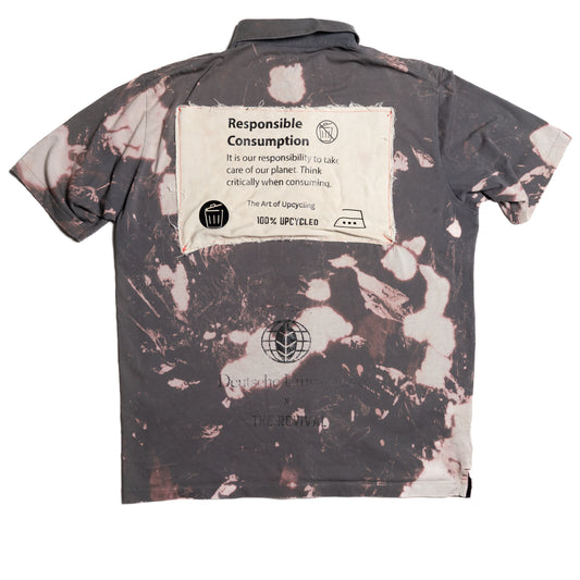 Upcycling-Kurzarm-Hemd