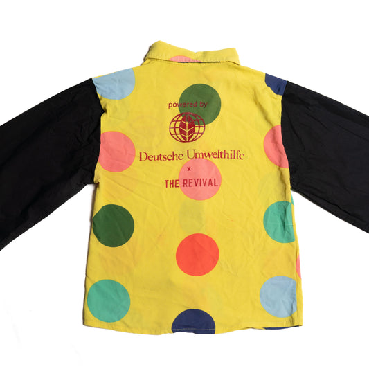 Upcycling-Bluse mit Polka Dots