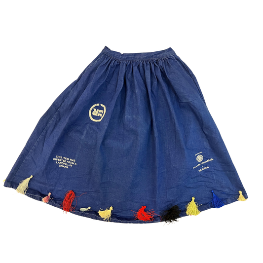 Upcycling Rock - blau