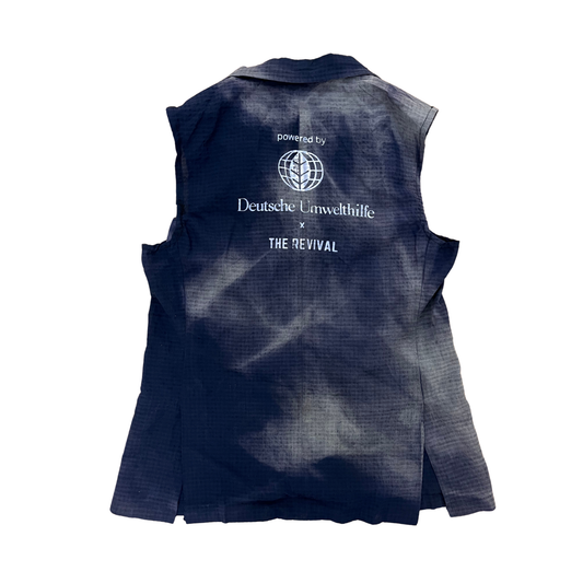 Upcycling Weste – dunkelblau
