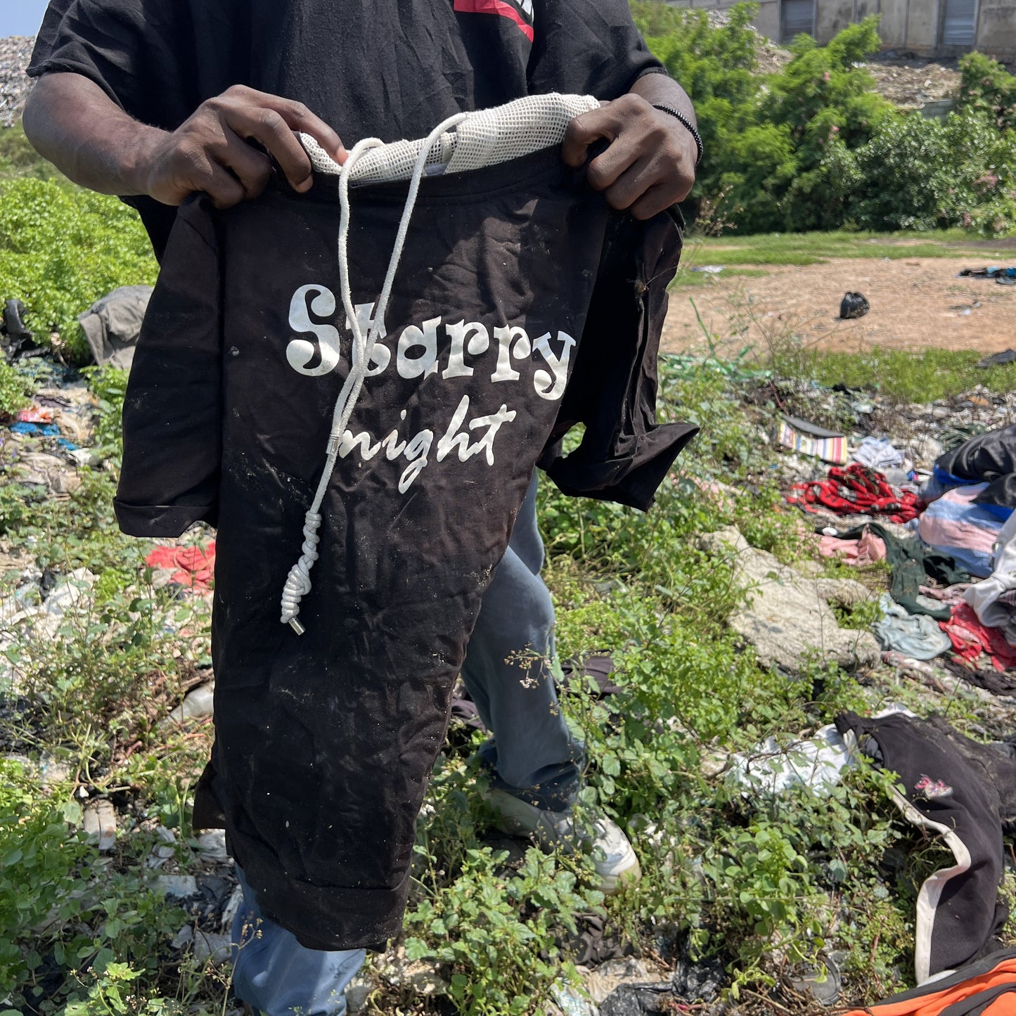 Upcycling Hoodie – starry night