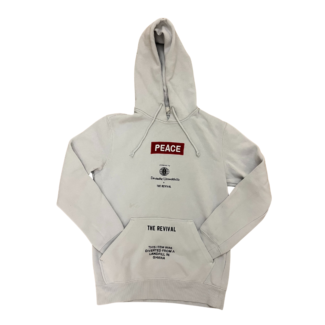 Upcycling Hoodie - weiß