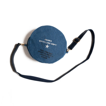 Upcycling Denim Tasche mit Gurt