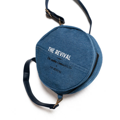 Upcycling Denim Tasche mit Gurt