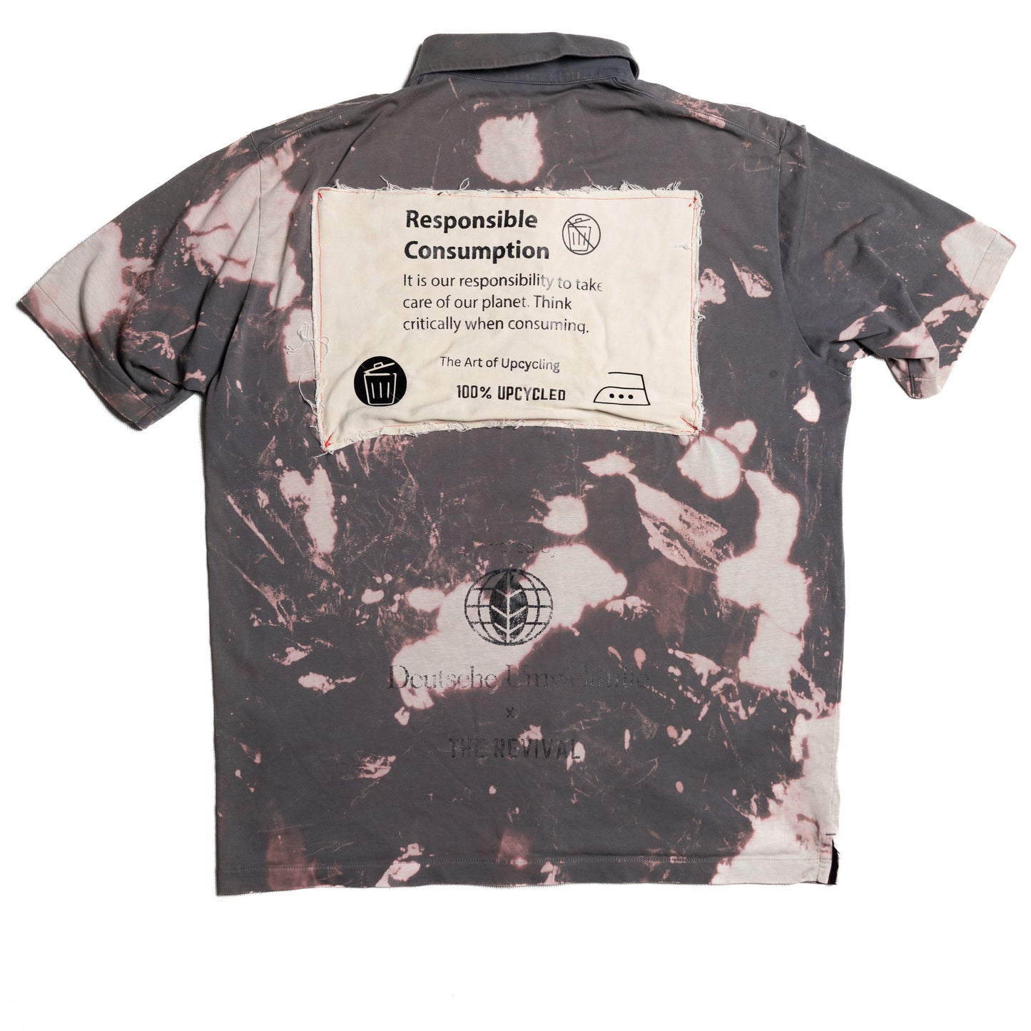 Upcycling-Kurzarm-Hemd