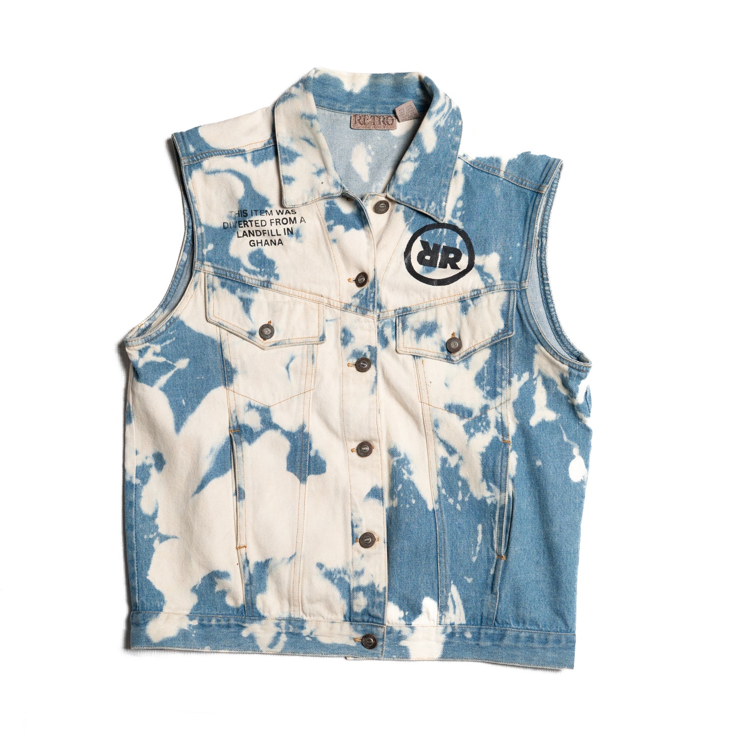 Upcycling-Denimweste