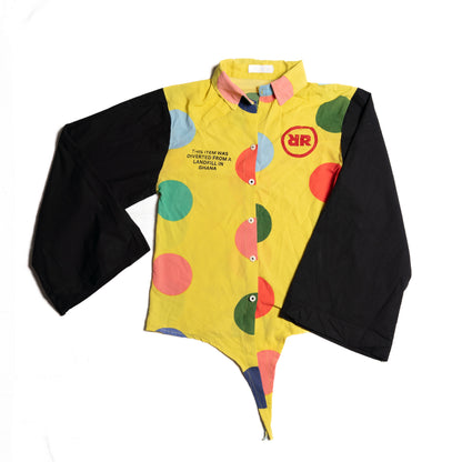 Upcycling-Bluse mit Polka Dots