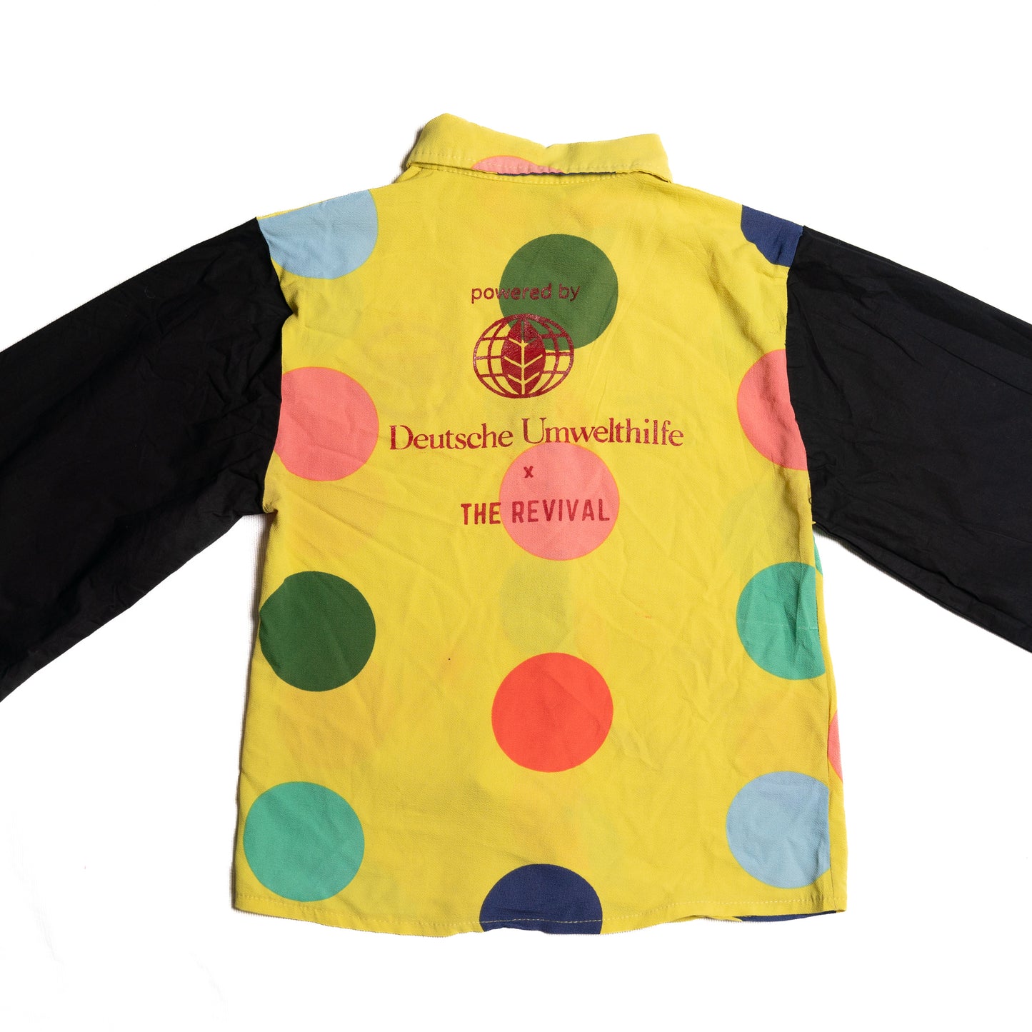 Upcycling-Bluse mit Polka Dots