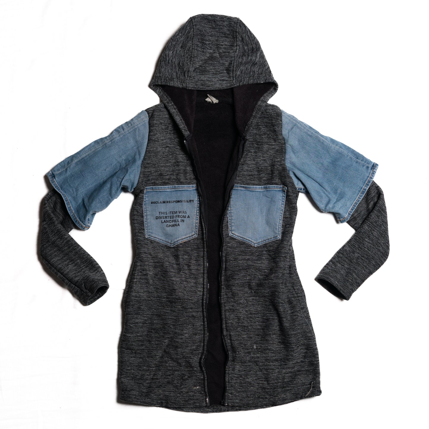 Upcycling-Hoodie-Cardigan