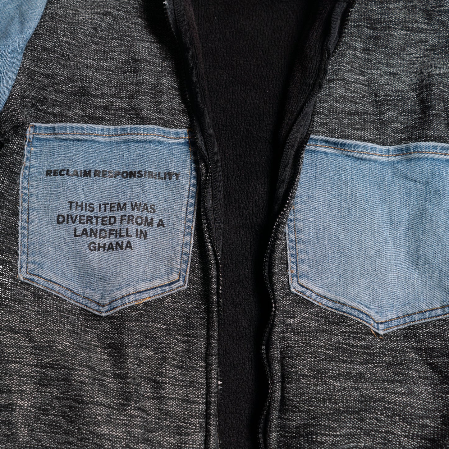 Upcycling-Hoodie-Cardigan