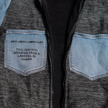 Upcycling-Hoodie-Cardigan