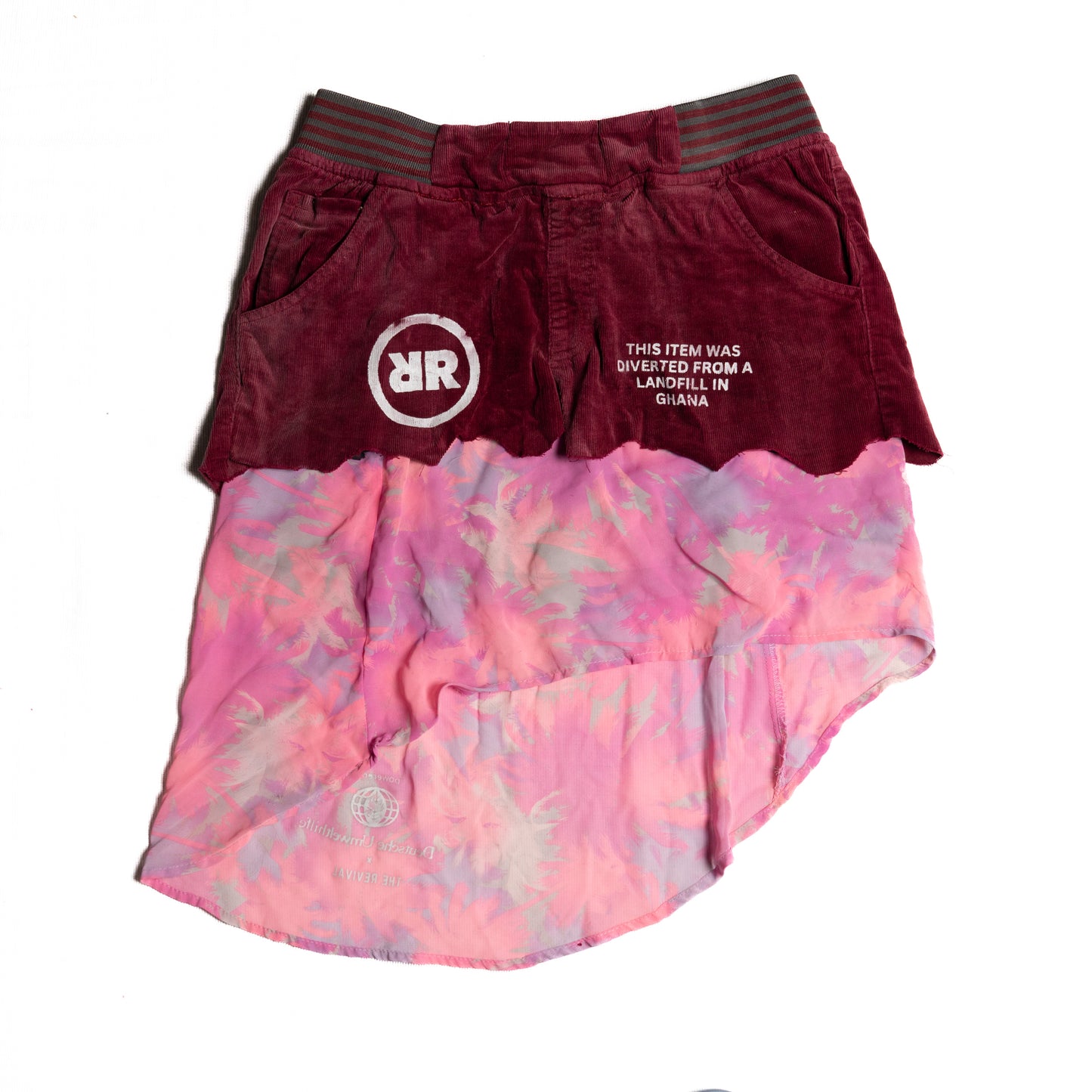 Upcycling Rock - Kord Rot / Pink