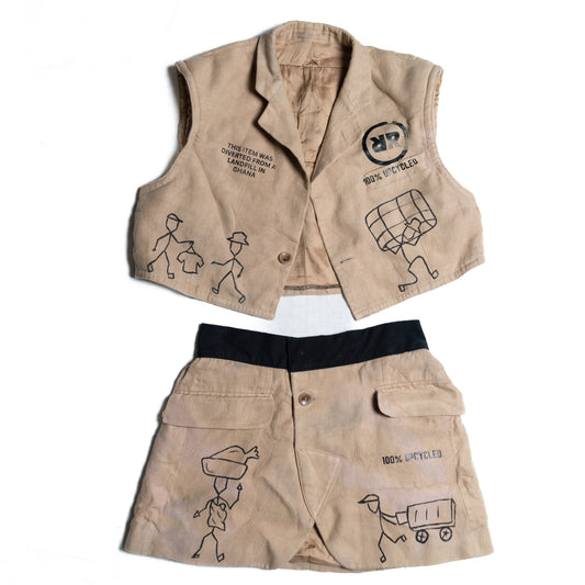 Upcycling-Zweiteiler